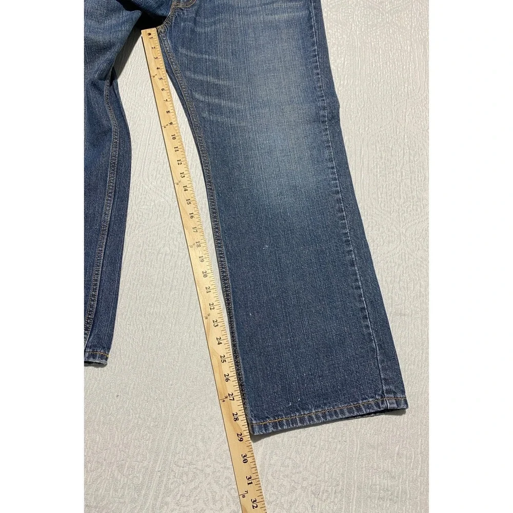 Levi's 559 Relaxed Straight‎ Leg Distress Jeans Men's 36×30 Blue Faded Whiskers